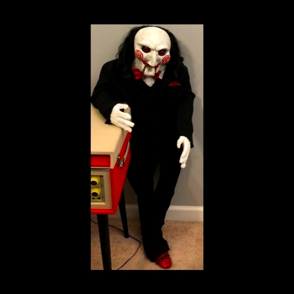 Jigsaw Billy the puppet prop